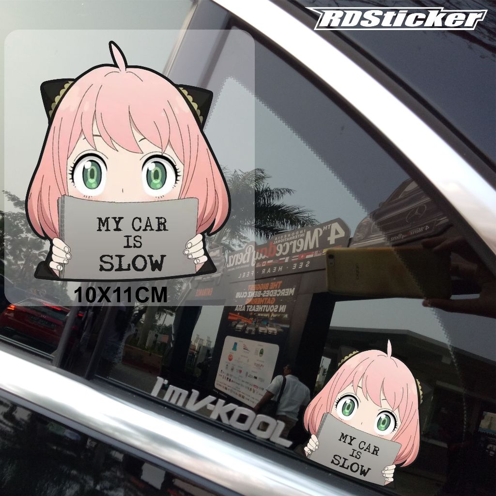 STICKER ANYA MY CAR IS SLOW. JDM STICKER | Shopee Philippines