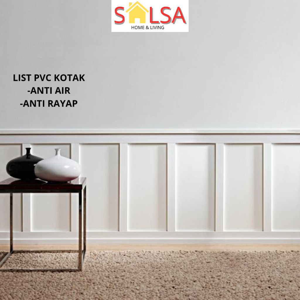 Wall BATTEN PVC/LIST MOULDING WATERPROOF BOX 95cm long | Shopee Philippines