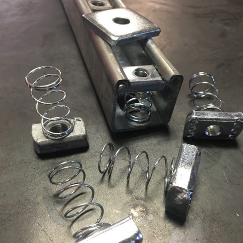 Spring Nut M8 Spring Anchor 8 MM Pitch 1.25 Galvanized For Metal ...