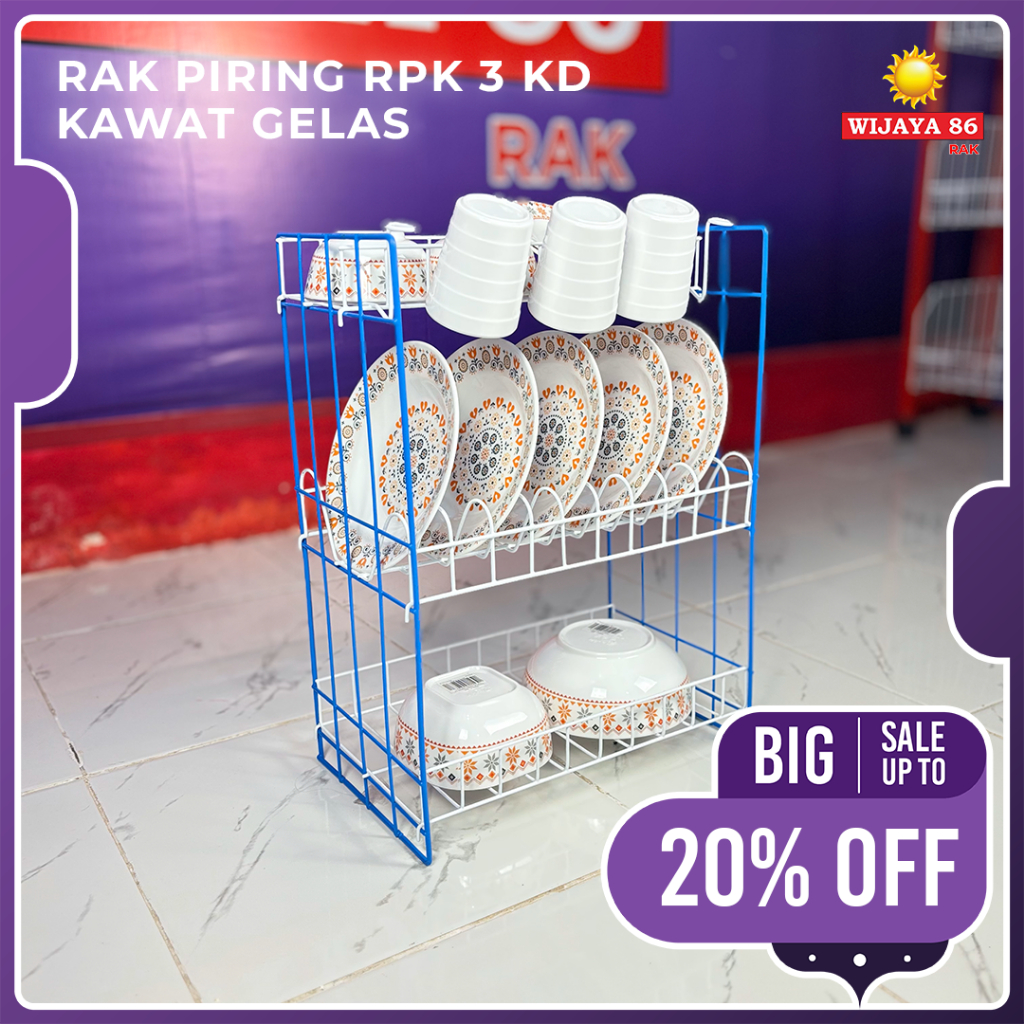 PLATE RACK RPK 3 KD GLASS WIRE | 3 STACKING PLATE RACK DISASSEMBLY | 3 ...