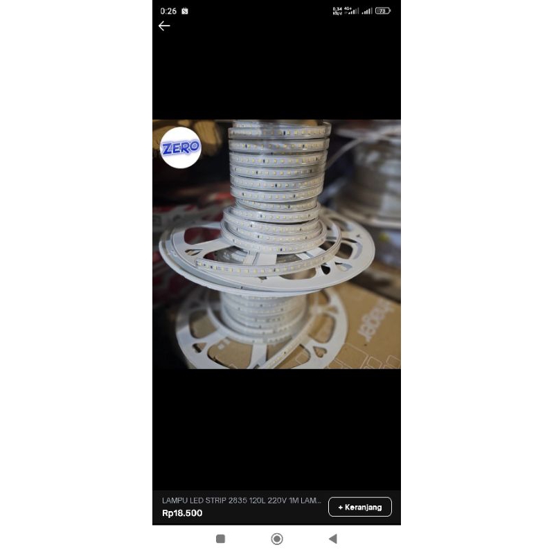 LED strip light 2835 120 LED 1 meter LED hose 220v per meter | Shopee ...