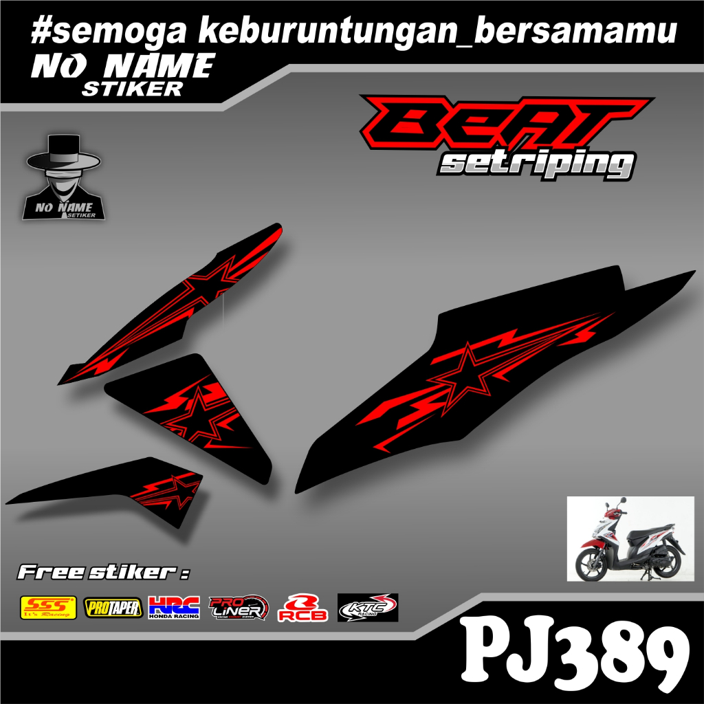 Semi full striping beat fi sticker (PJ389) 2013-2015 variations of ...
