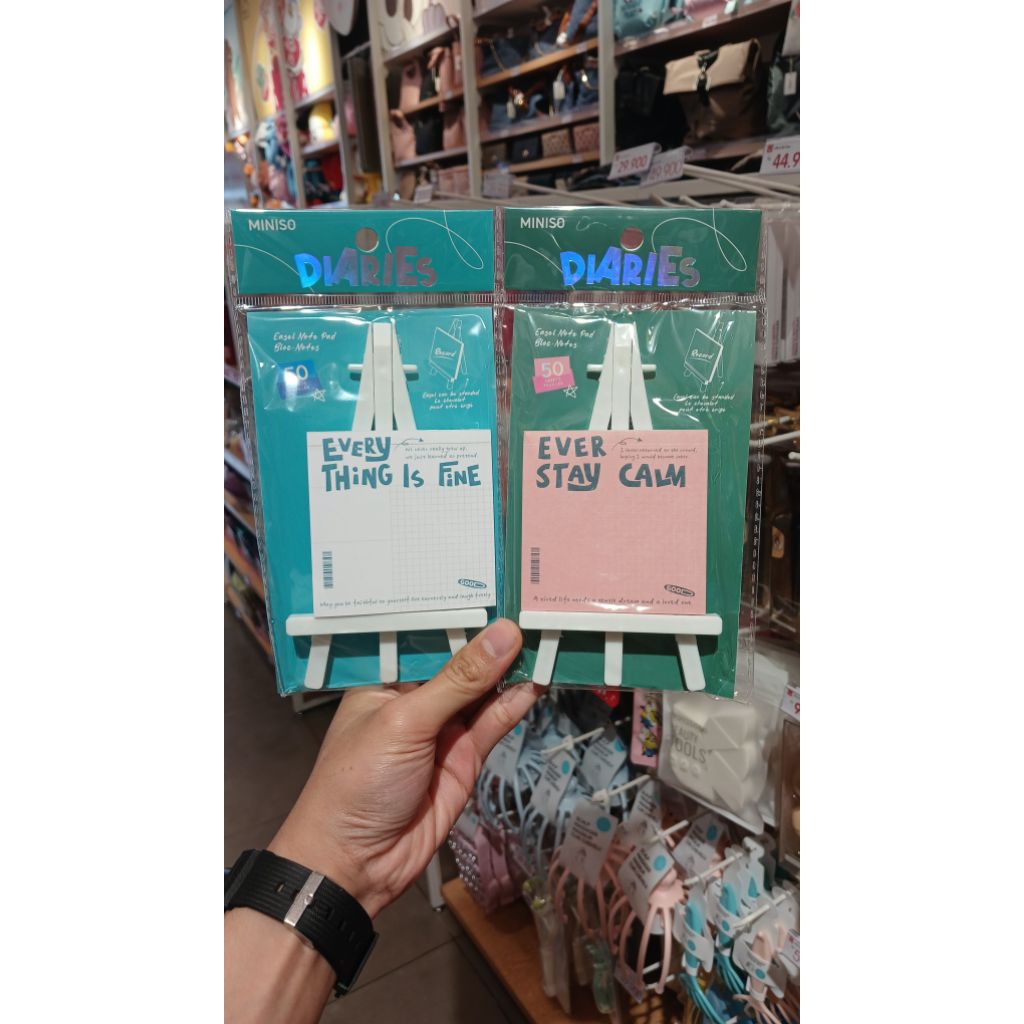 Miniso Diaries - Easel Note Pad (Notebook) | Shopee Philippines