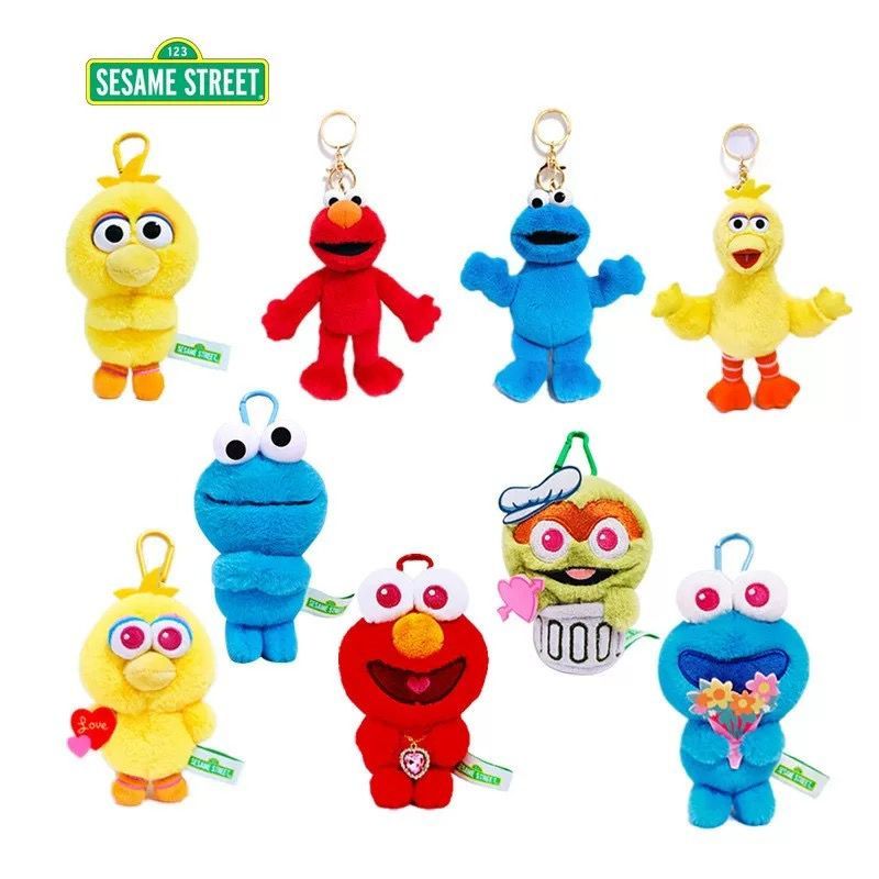 GANTUNGAN KEY CHAIN KEYCHAIN DOLL ELMO COOKIE MONSTER SESAME STREET ...