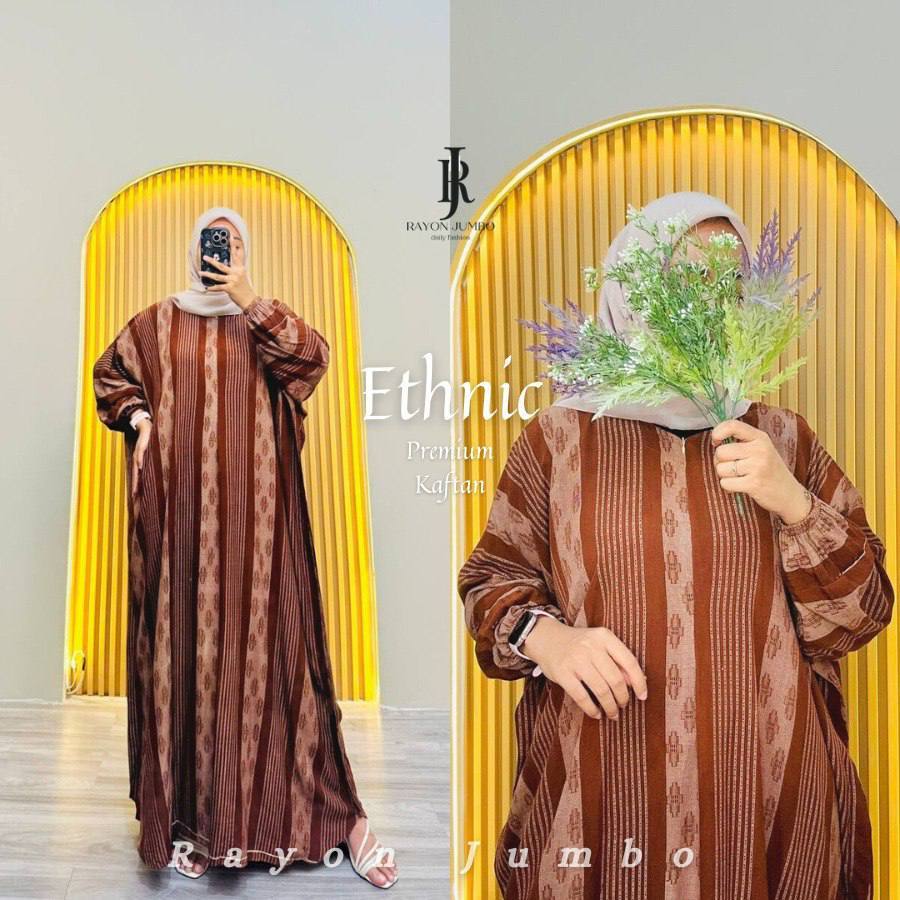(MC Batik) Ethnic Kaftan Super Jumbo Rayon Material XXXL LD 170 ...