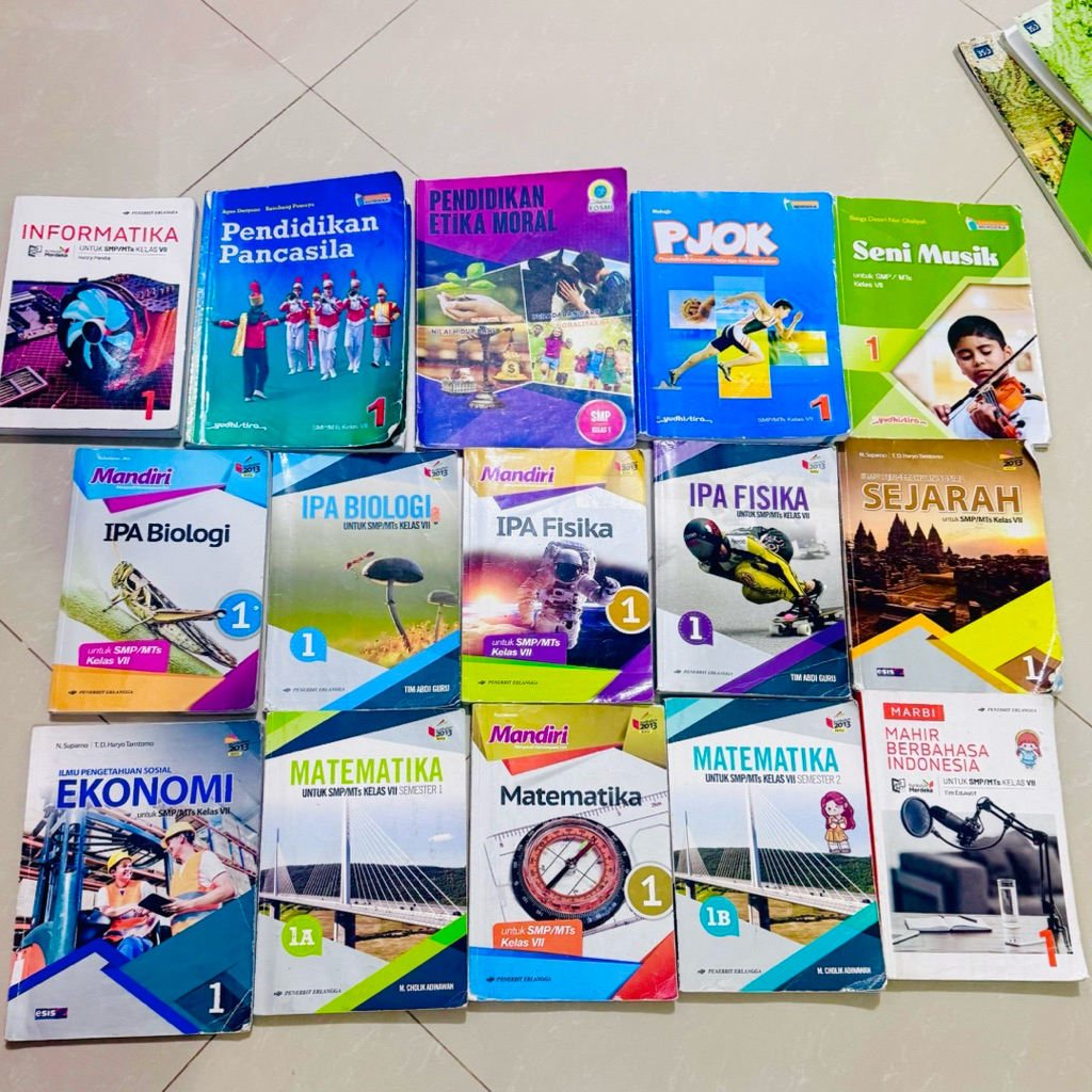 Textbook for Grade 7 Junior High School 1 2013 Curriculum Erlangga ...