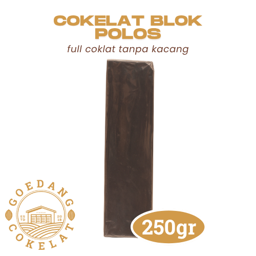 Chocolate Goedang | Plain Chocolate Bar 250gr | Plain Block Chocolate ...