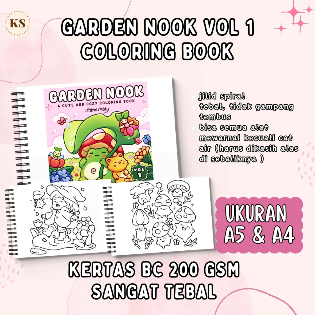 Coloring Book for Adults and Teens GARDEN NOOK VOL 1 Coloring Book for ...