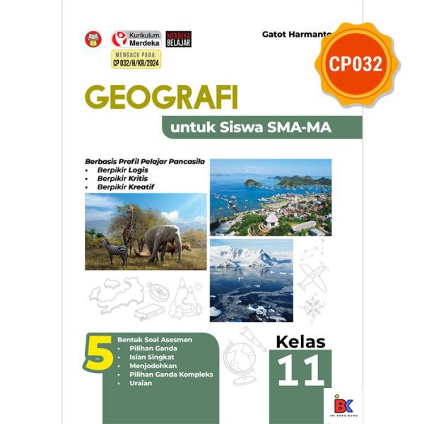 Geography Book for SMA/MA Class 11/XI Merdeka Curriculum-CP 032 ...