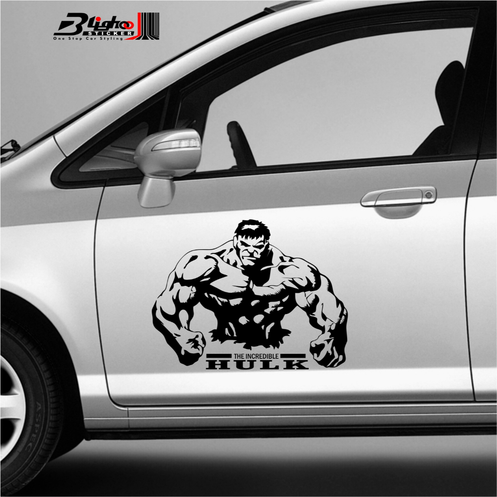 MESIN Blighoo - Hulk Car Cutting Sticker 60 cm Cool Car Sticker Good ...
