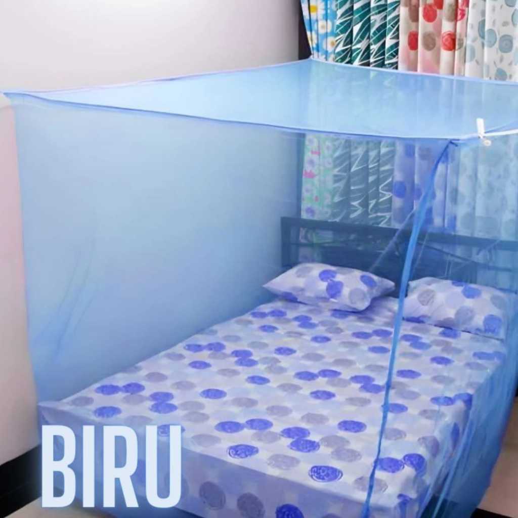 Super jumbo anti-mosquito net 200x200 cm hanging box net with rope ...