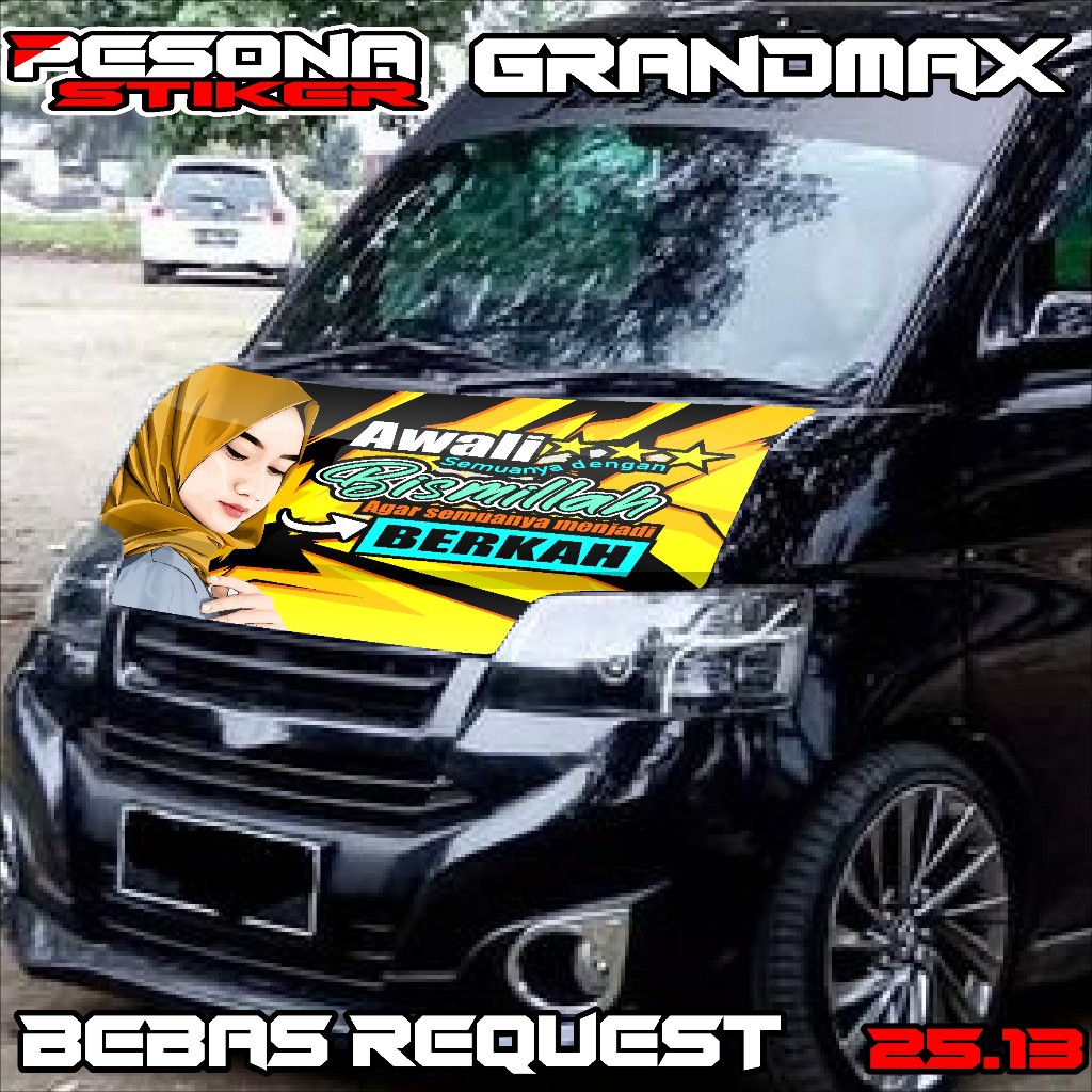 MESIN Grandmax front cabin decal sticker grandmax free custom engine ...