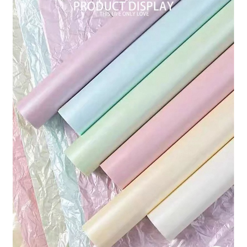 (5 sheets) PEARL PAPER SHINING (Creames Paper) Bouquet, wrapping paper ...
