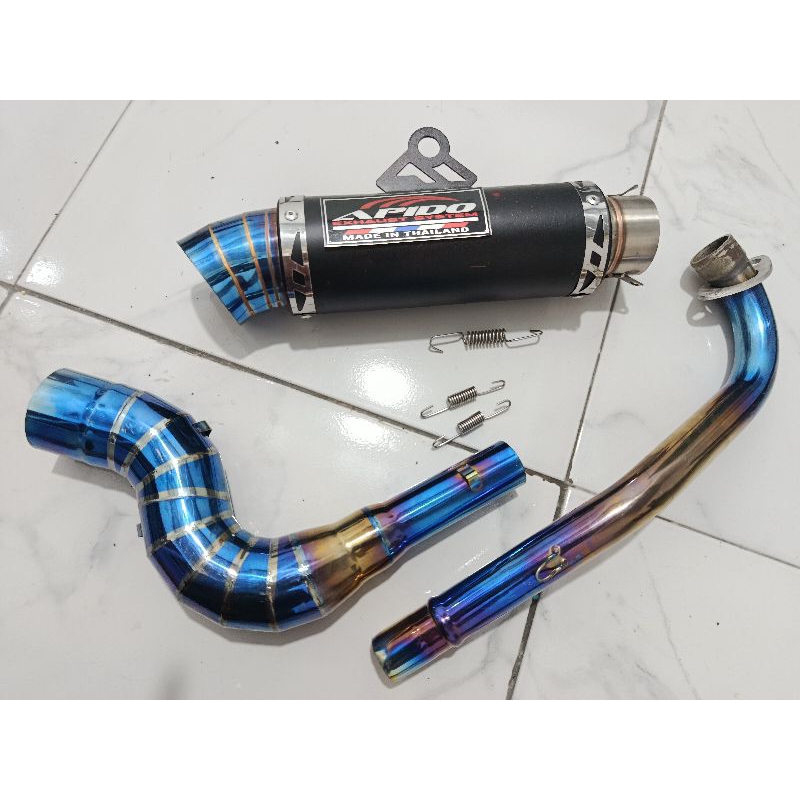 APIDO 1set Pipe 51mm canister contour open specs exhaust pipe for Wave ...