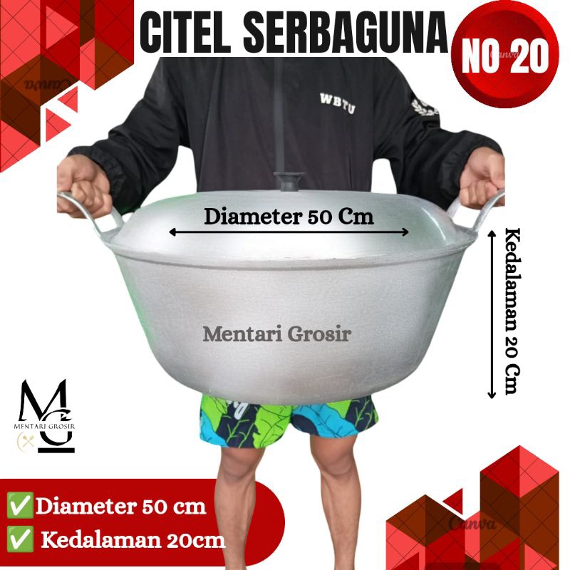 Citel katel pan size no.20 super thick special one star | Shopee ...