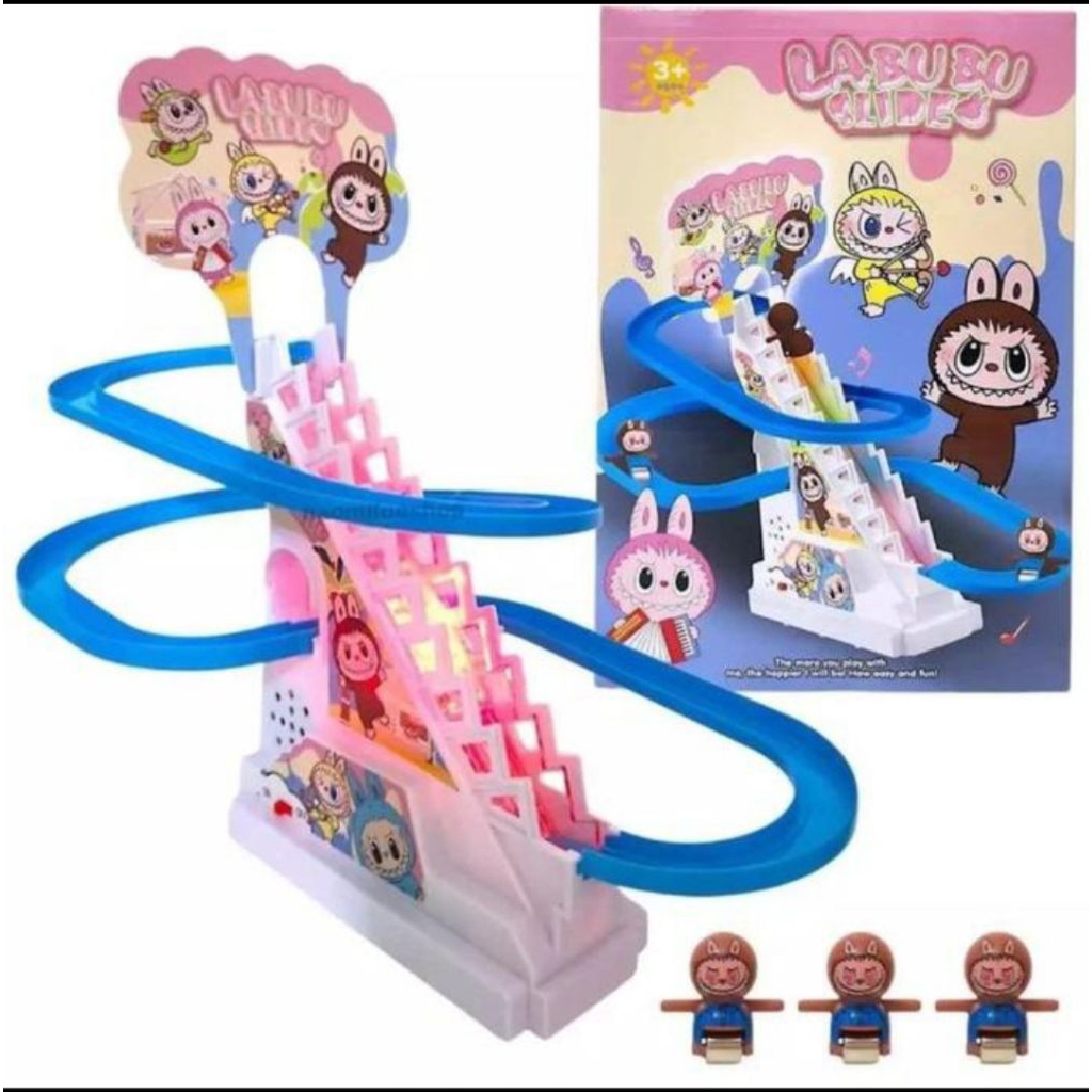 Labubu Track Racing Stair Toy Labubu Stair Slide | Shopee Philippines
