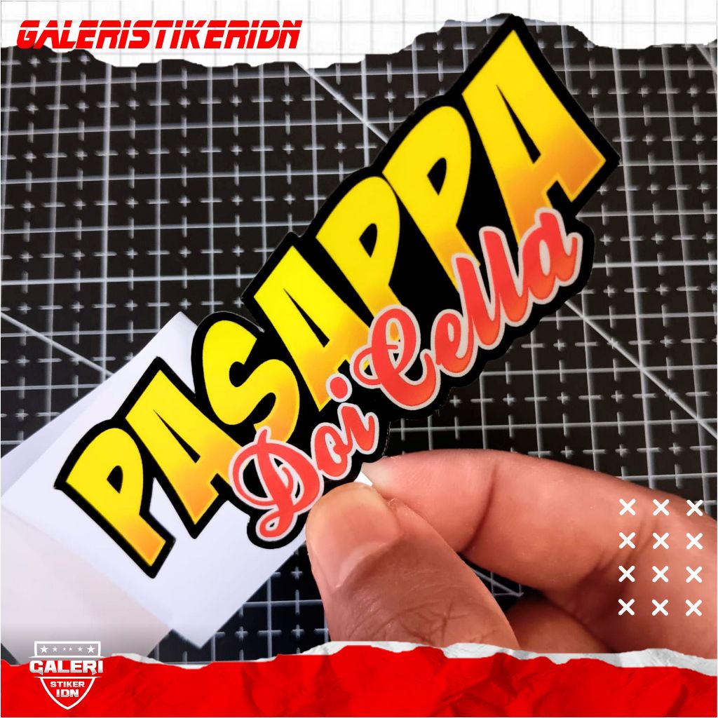 Pasappa doi sella word stickers bugis word stickers | Shopee Philippines