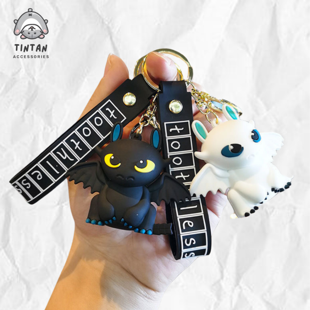 GANTUNGAN K080 Cute Toothless Character Keychain | Shopee Philippines