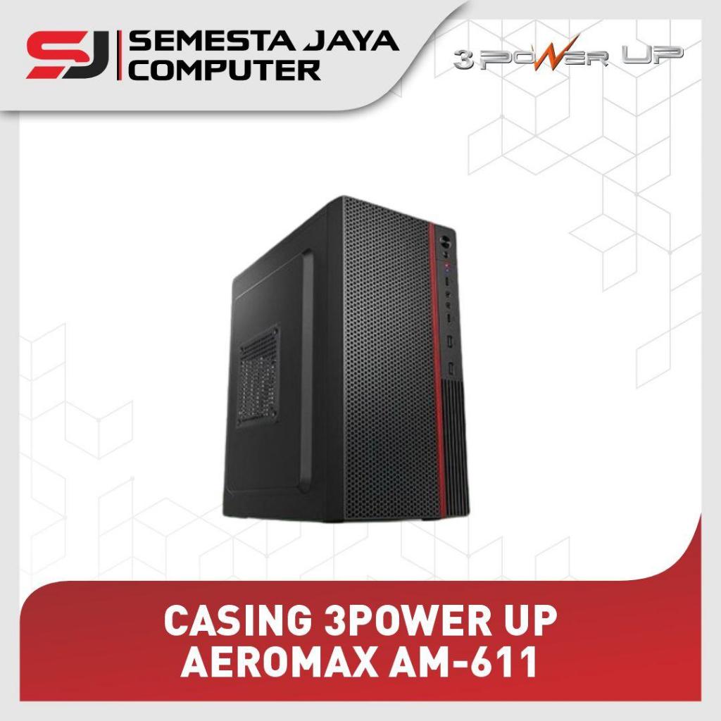 AeroMax AM-610 611 Mini Tower M-ATX 3 Power Up PC Case With PSU ...