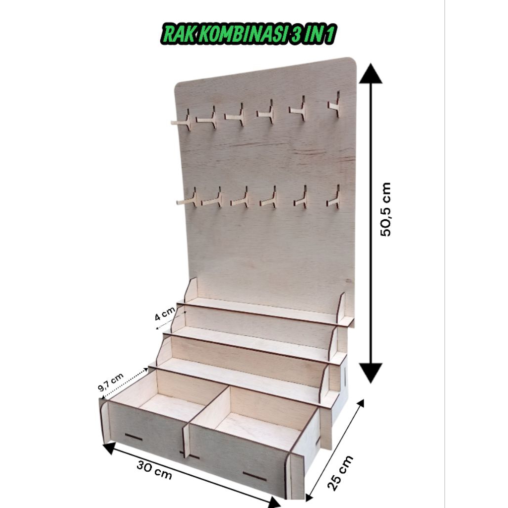 3 in 1 Combination Display Rack | Shopee Philippines