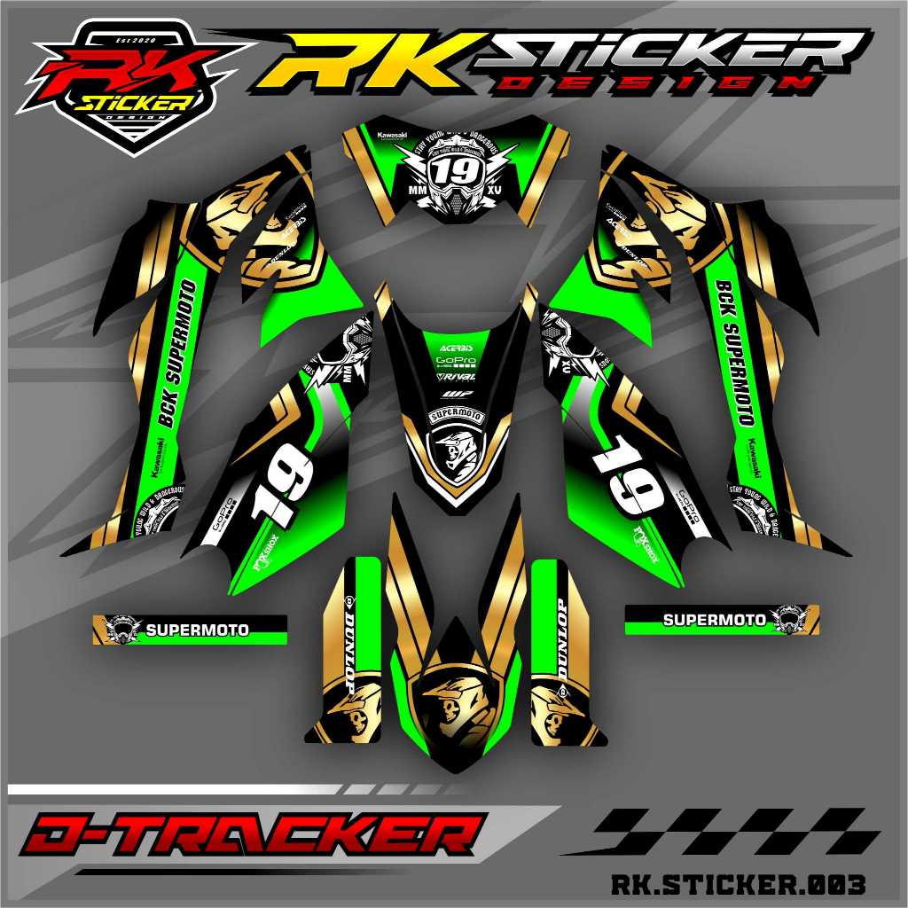 Decal Sticker Dtracker Full Body-Glossy Premium RK.03 | Shopee Philippines