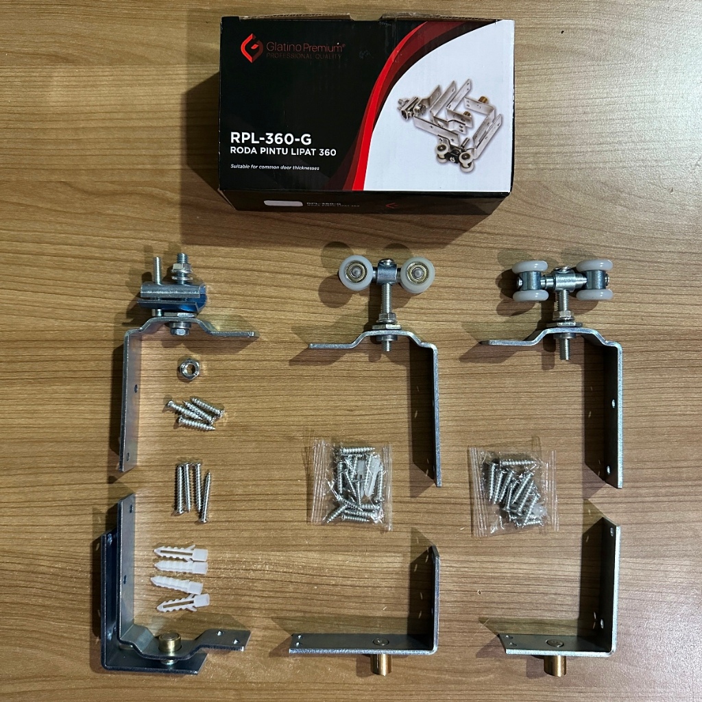 Folding Door Accessory Pivot and Roller Guide Set Complete Pivot Upper ...
