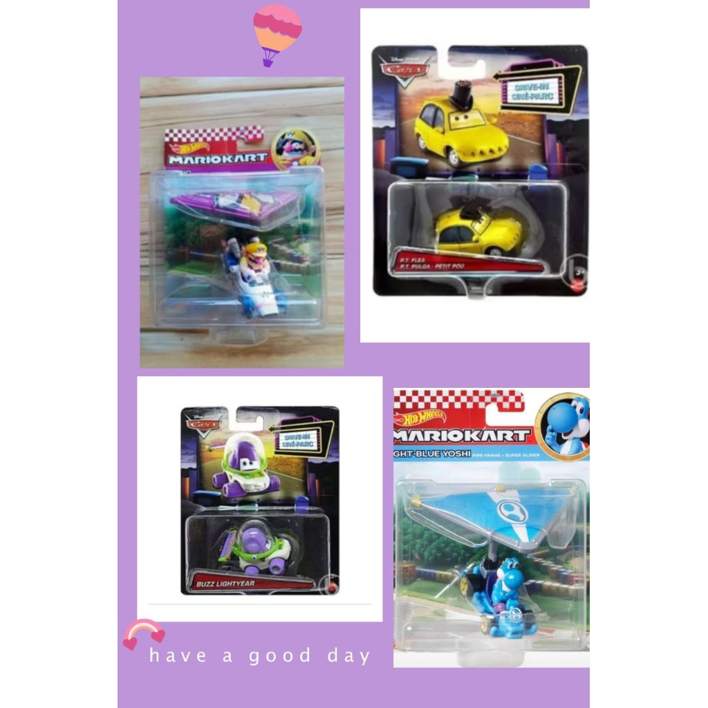 Disney Pixar Cars Drive In Cine Parc Buzz Lightyear PT Flea Mariokart ...
