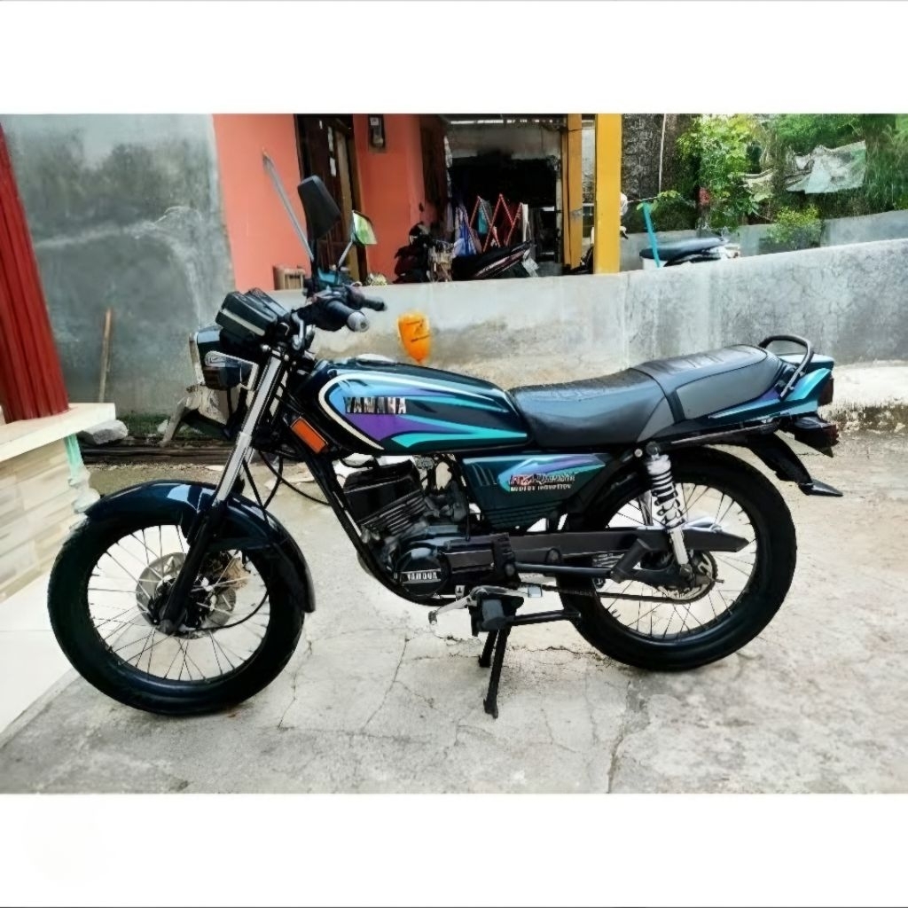 HIJAU Fullset striping lis sticker polet yamaha RX S RXS Special ...