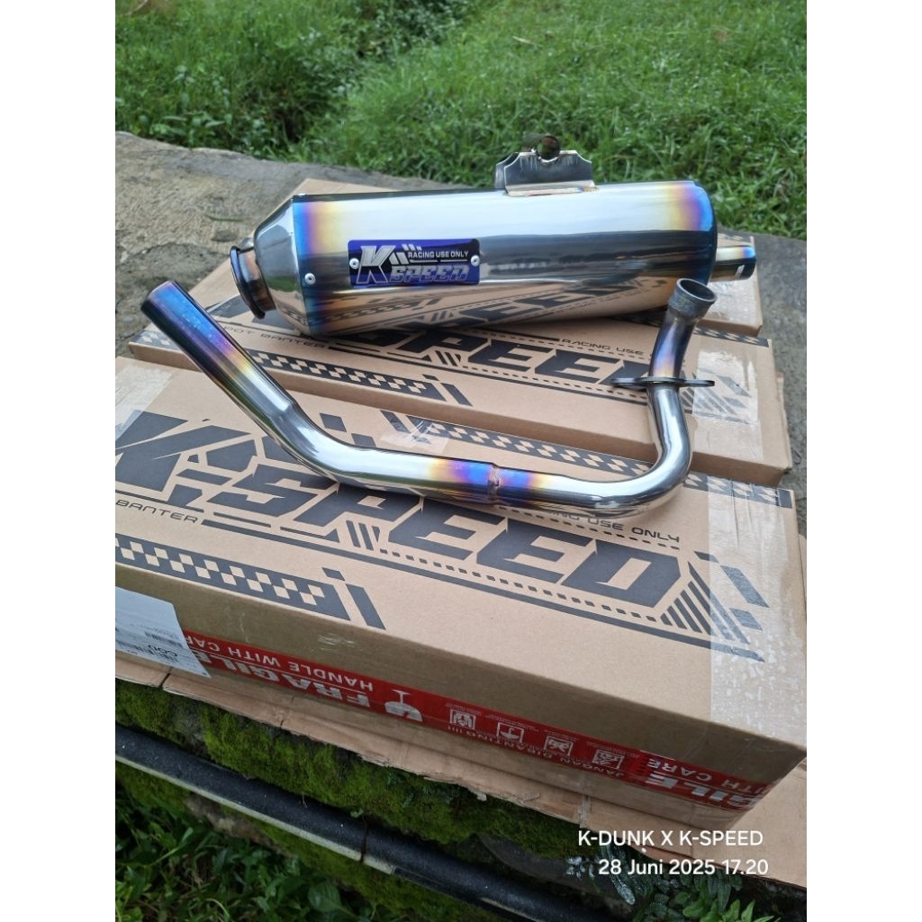 Standard Racing Exhaust Luster V1 Original k-speed Blue Series Pnp BEAT ...