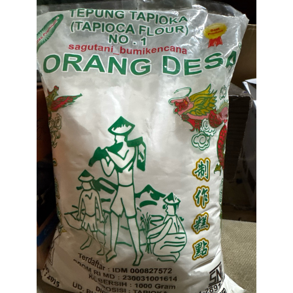 Tapioca Flour Sagotani Bumi Kencana Village People Brand 1000 Grams ...