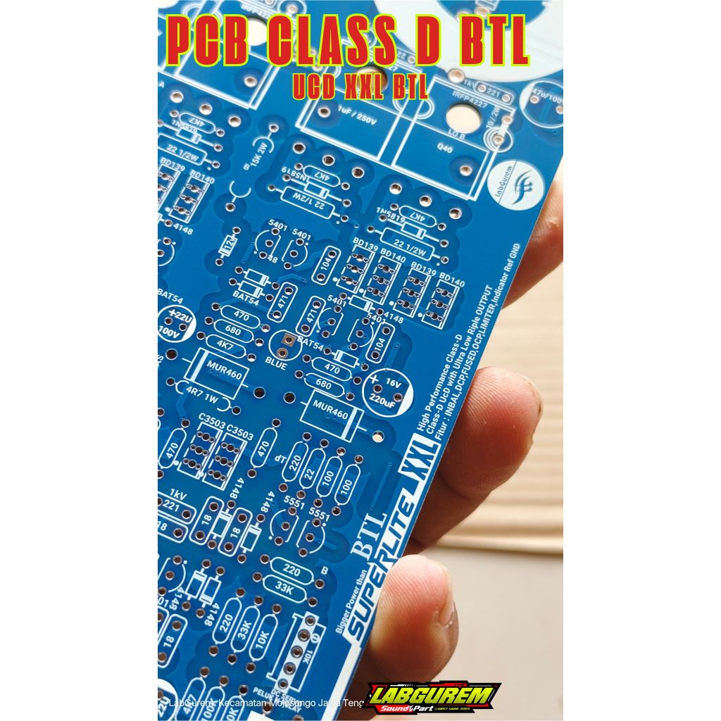 PCB CLASS D BTL UCD BTL PCB DOUBLE LAYER NEW | Shopee Philippines