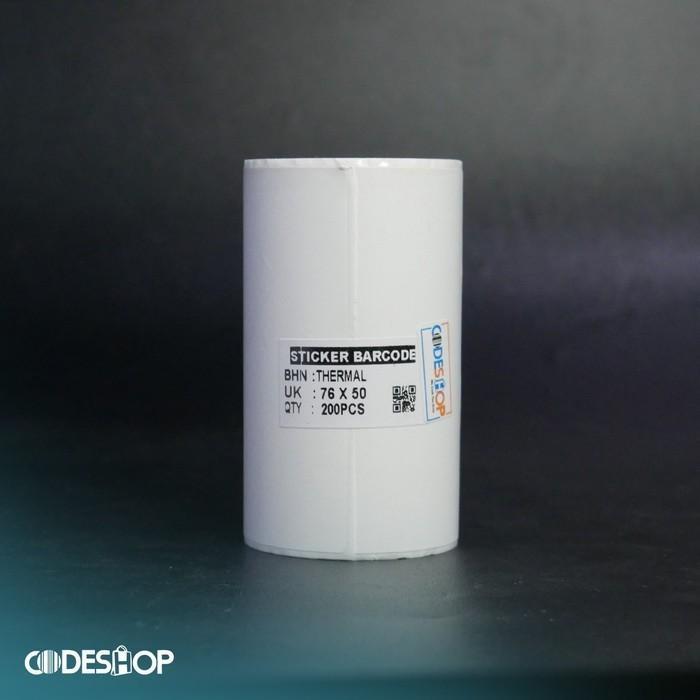1 Slop Thermal Label Stickers 76x50 mm Codeshop Premium 1 Line 76x50mm ...