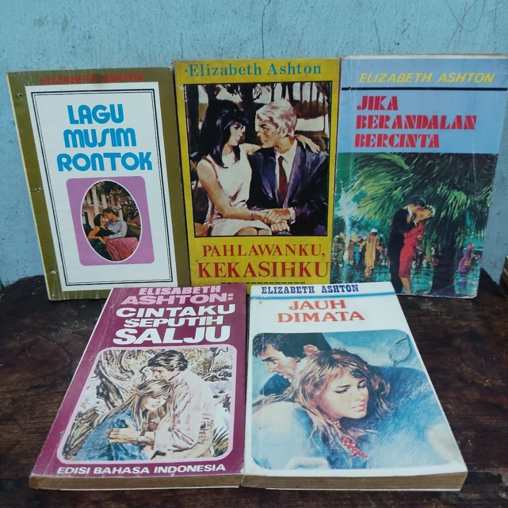 ELIZABETH NOVEL PACKAGE WORK ASHTONElizabeth CONTENTS 5 PCS | Shopee ...