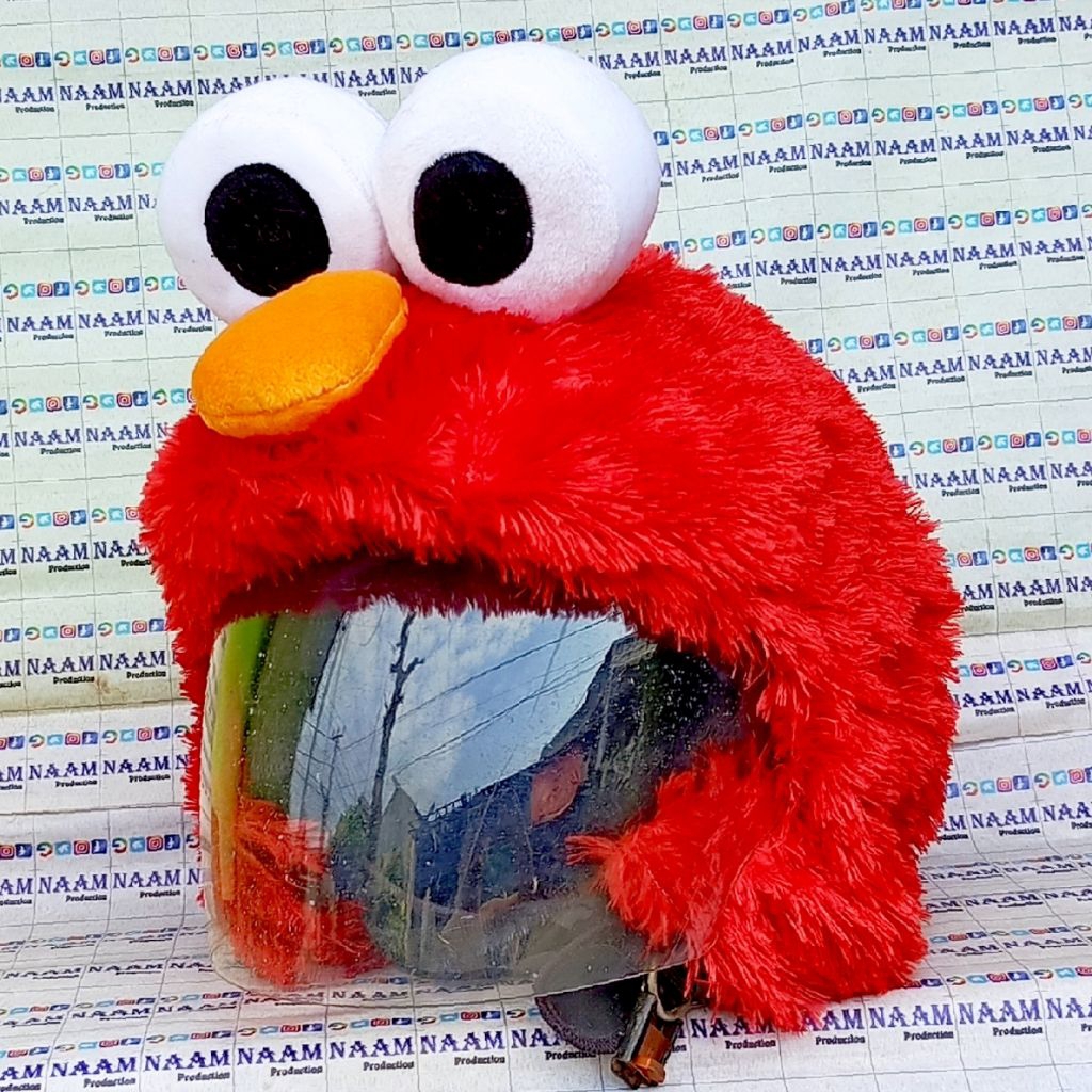 elmo motorcycle helmet Blue Cover Yes, yes I am kid