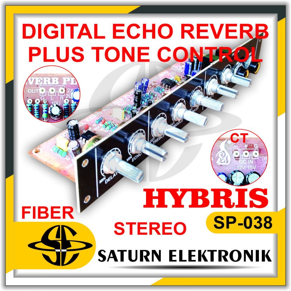 Echo Reverb Digital Kit Plus Tone Control ( STEREO ) SP-038 | Shopee ...