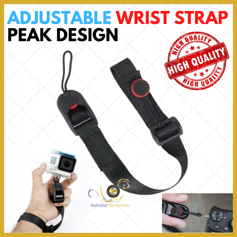Hand Wrist Strap Camera Cuff Leash GoPro DSLR Pocket Mirrorless Peak ...