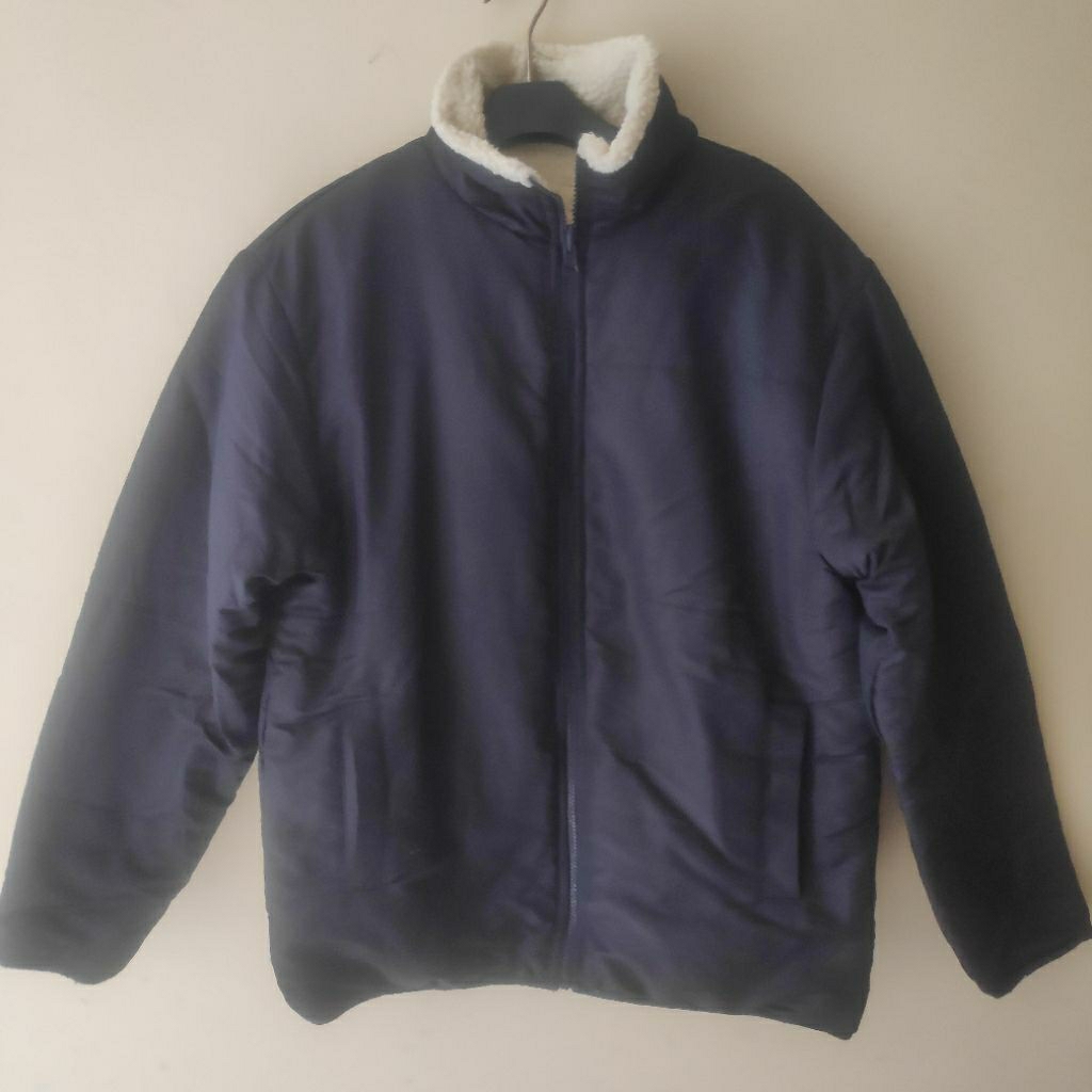 THICK WINTER REVERSIBLE SHERPA INNER JACKET BY KA-NGOL | Shopee Philippines