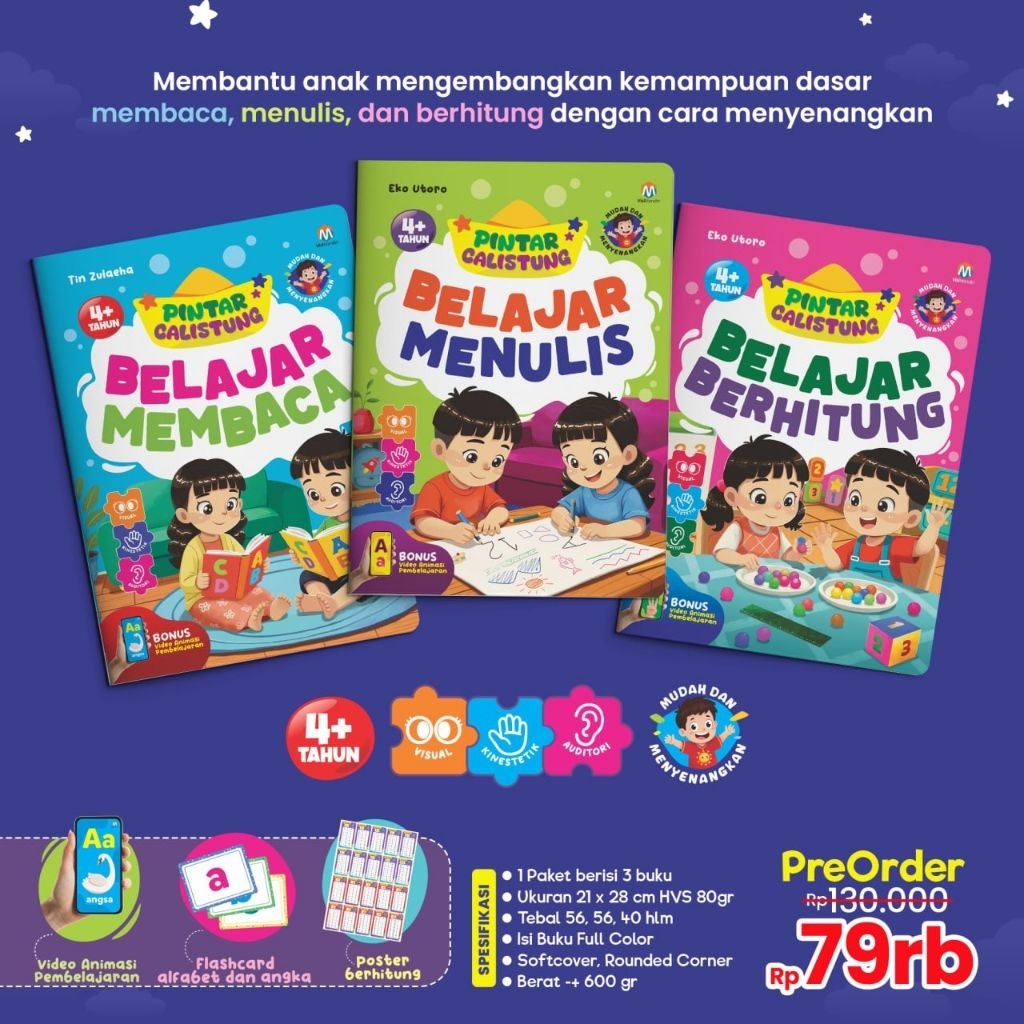 Smart Reading, Writing, and Arithmetic ORIGINAL | Shopee Philippines