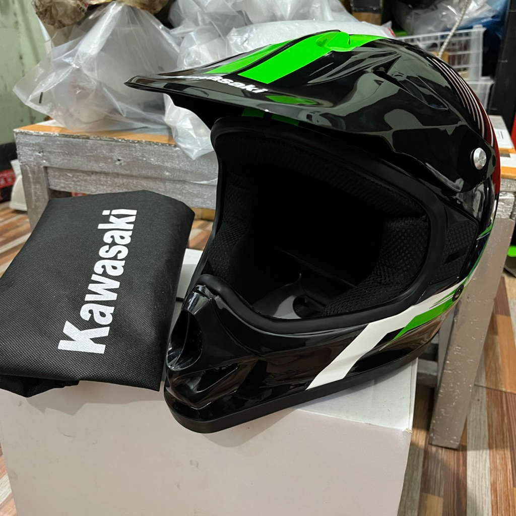 KAWASAKI Helmet original klx150, dtracker150kawasaki | Shopee Philippines
