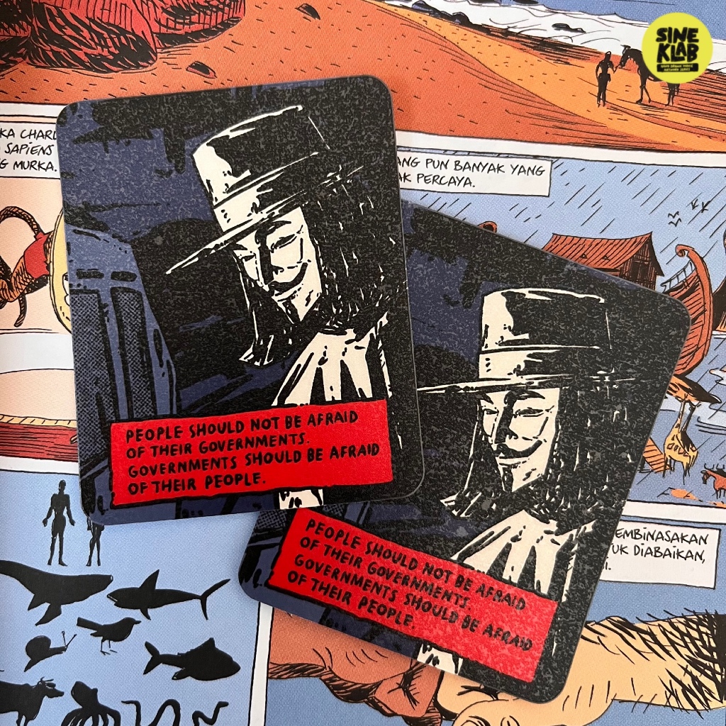 Sineklab - Sticker V FOR VENDETTA - Sticker Edition Film / Movie ...