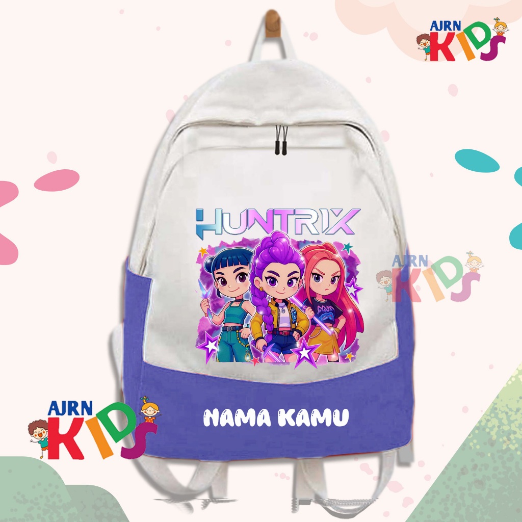 Huntrix Backpack for Girls, Latest Character School Bag for Girls, Free ...