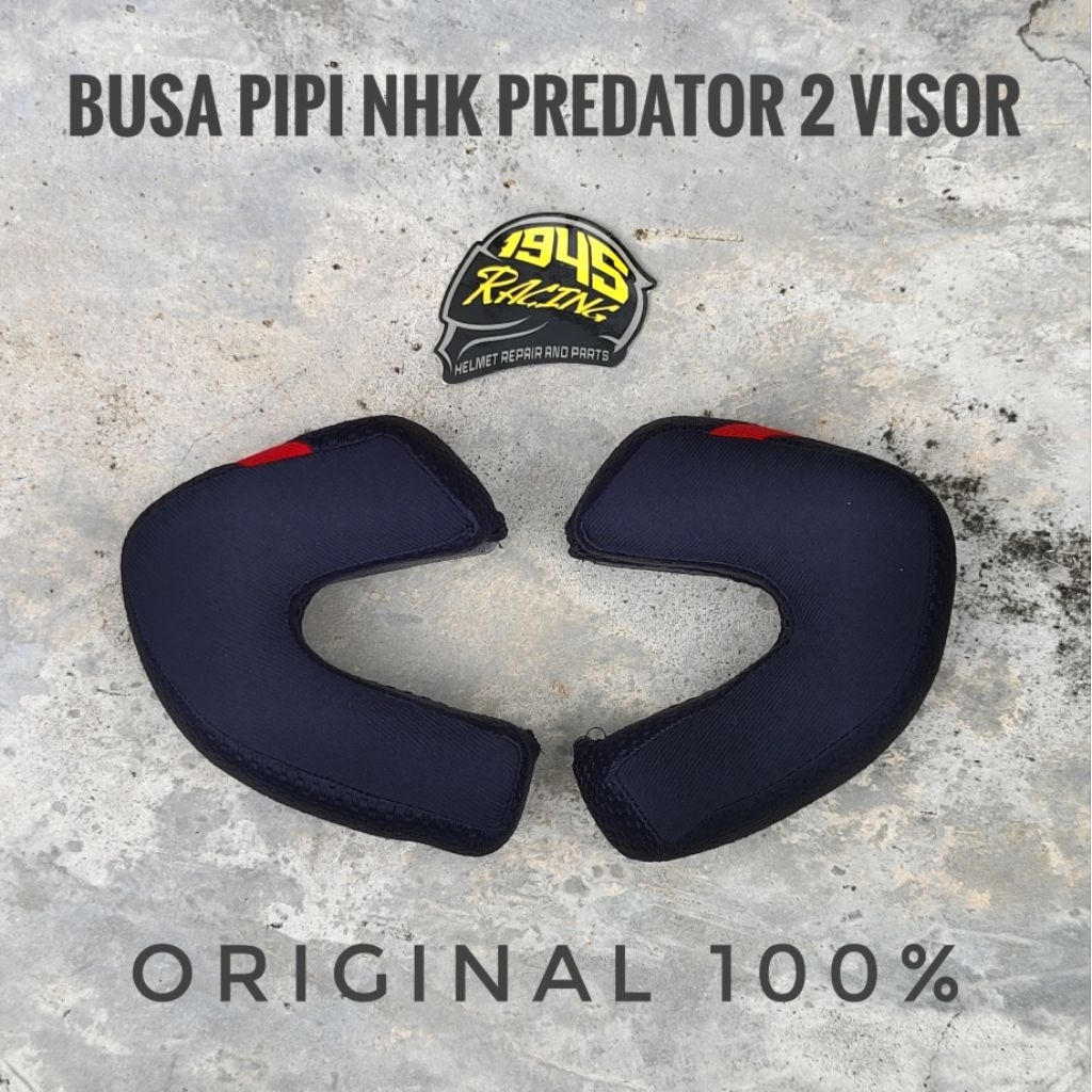 NHK Predator 2 Visor Helmet Cheek Foam Original 100% or NHK Predator ...