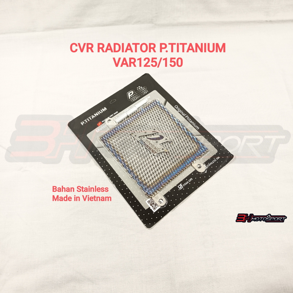 P.TITANIUM RADIATOR COVER VARIO125/VARIO150 | Shopee Philippines