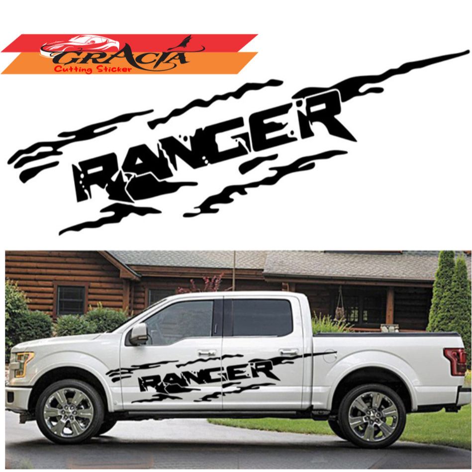 STICKER STIKER RANGER STIKER BODY SAMPING MOBIL RANGER | Shopee Philippines