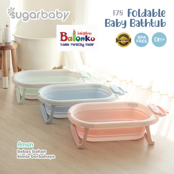 Sugarbaby F78 4-in-1 Foldable Baby Bathtub Set - Sugar Baby Bathtub ...