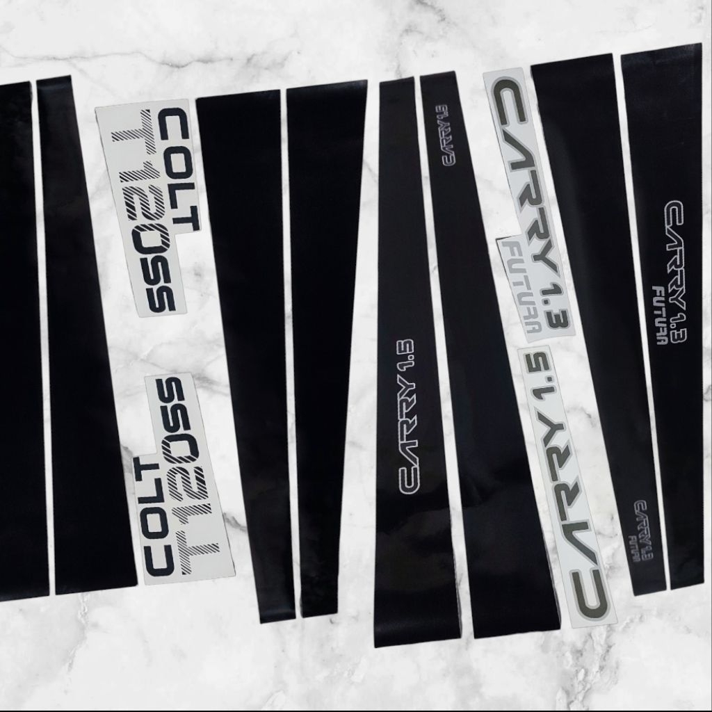 Sticker List door carry Pickup, Cold SS Carry 1.5 Carry 1.0 Futura 1.3 ...