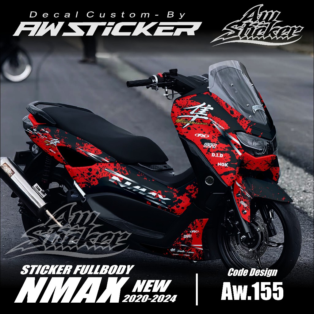 New Nmax 155 Fullbody Variation Decal Nmax New Connected Sticker/ 2020 ...