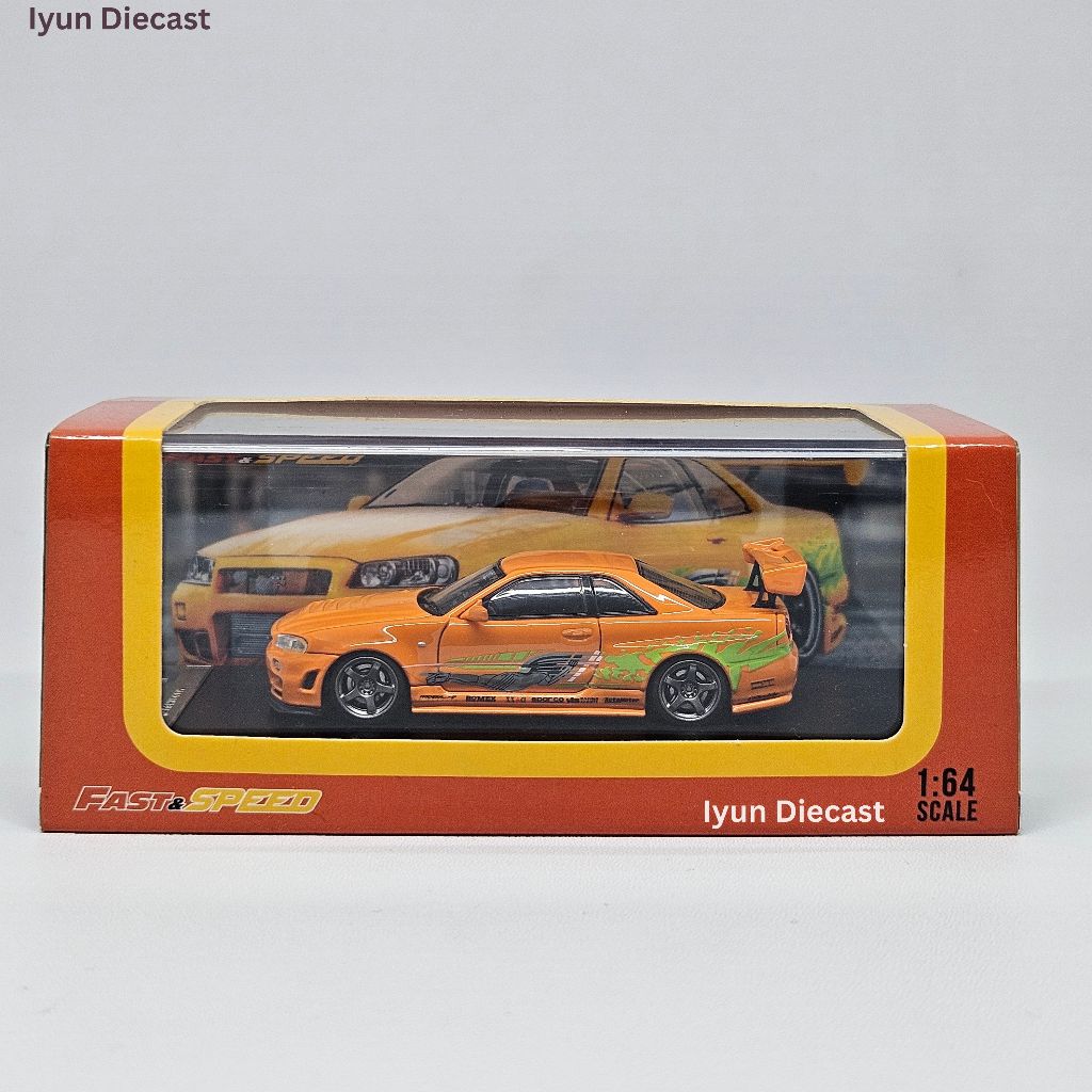 TOYOTA Fast & Speed 1: Nissan Skyline GT-R R34 Fast & Furious Livery64 ...