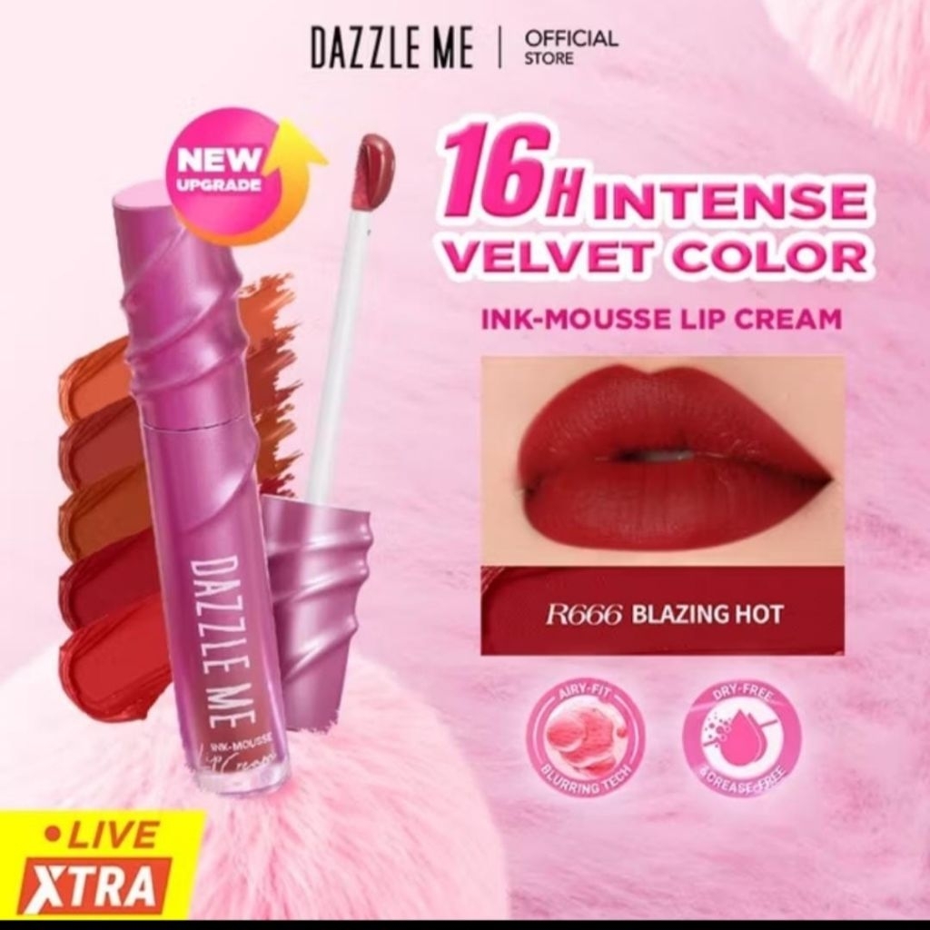 [New upgrade] Ink-Mouse Lip Creamdazzle me | Shopee Philippines