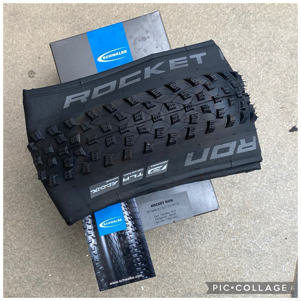 SCHWALBE Rocket Ron 27.5x3.00 Folding Tire (sold per piece) | Shopee